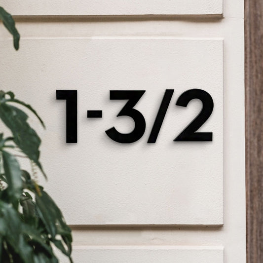 Nordic Self Adhesive House Numbers