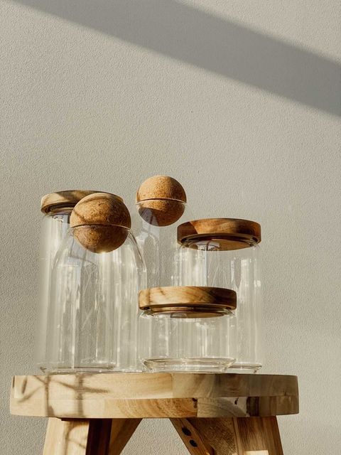 Contemporary Glass Storage Jars