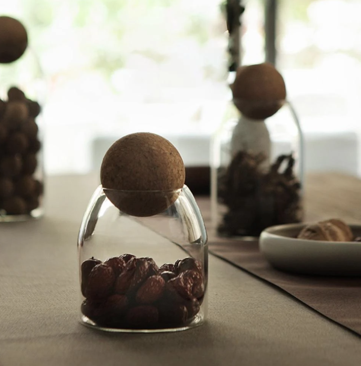 Contemporary Glass Storage Jars