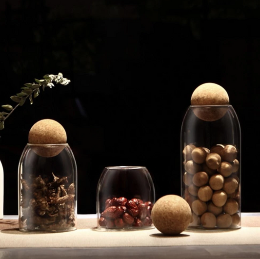 Contemporary Glass Storage Jars