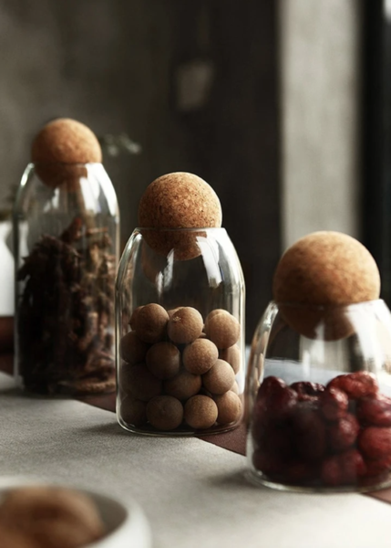Contemporary Glass Storage Jars