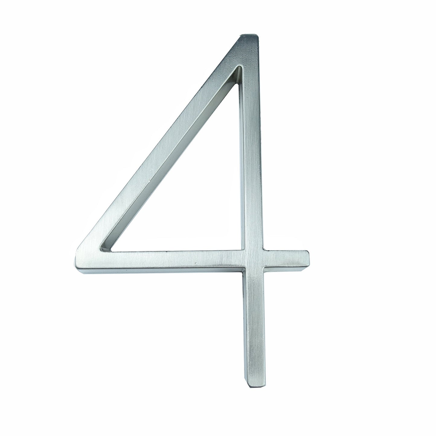 Floating House Numbers - Silver