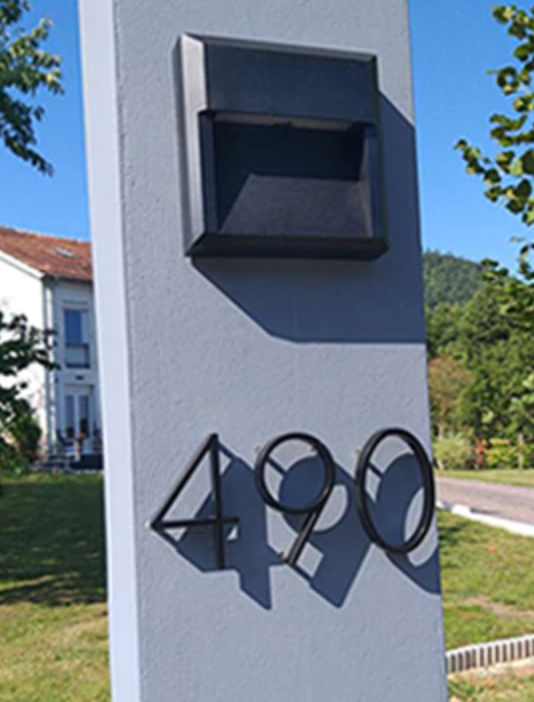Nordic Floating House Numbers