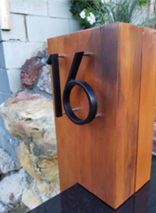 Nordic Floating House Numbers