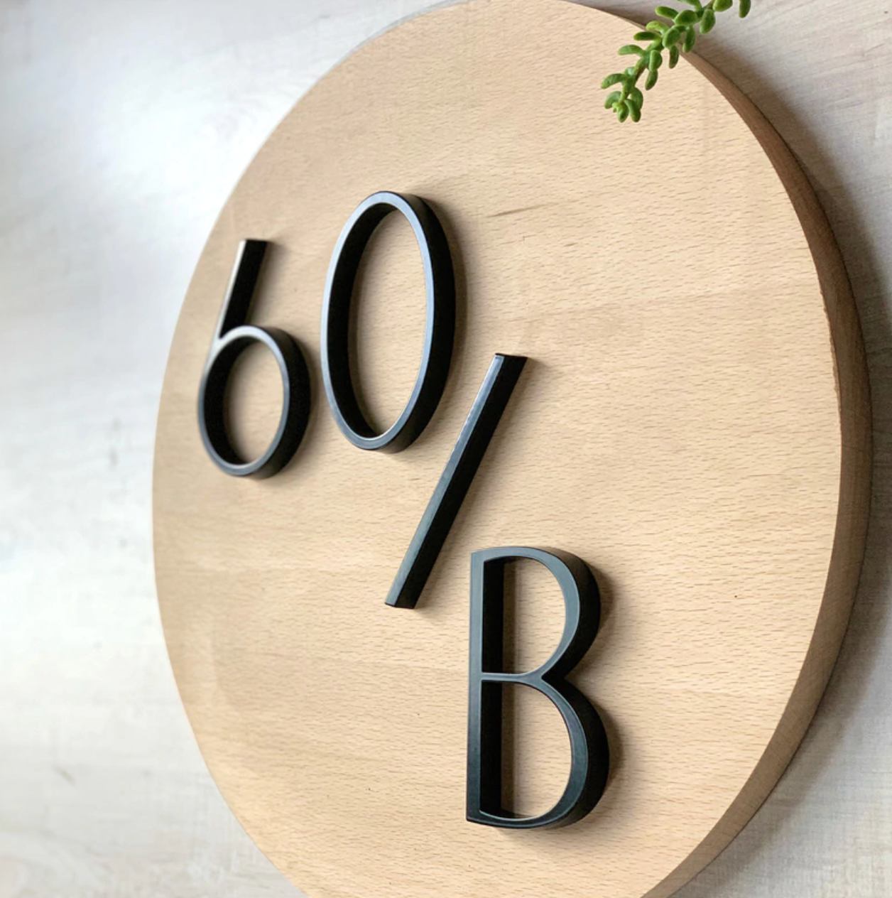 Nordic Floating House Numbers